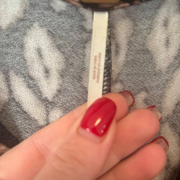 FREE PEOPLE shayla brown black jumpsuit size XL black and brown - Picture 8 of 8